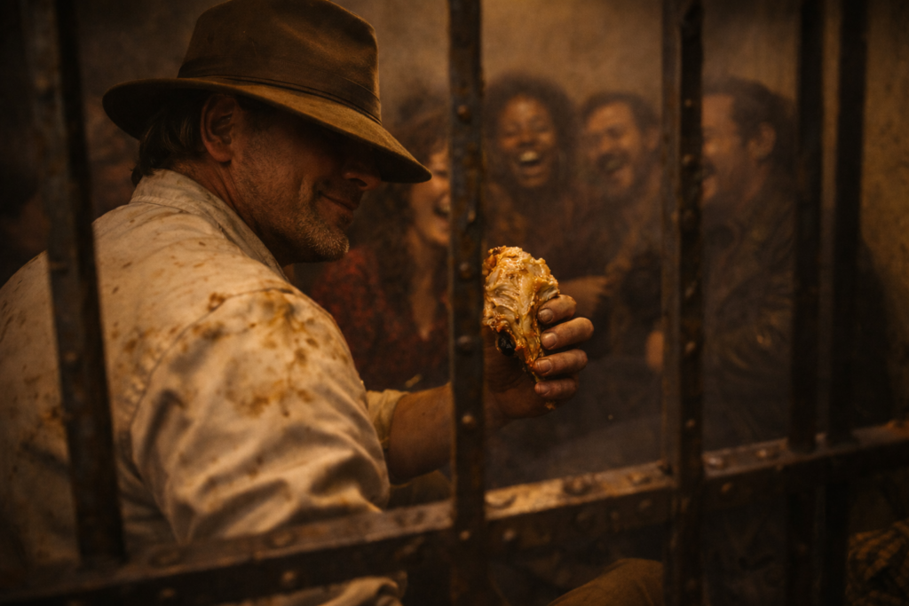 Phil McCockin behind bars