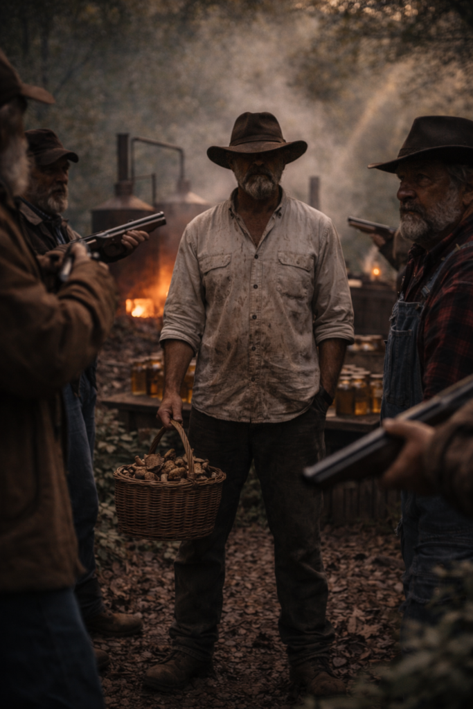 Phil McCockin meeting bootleggers with guns