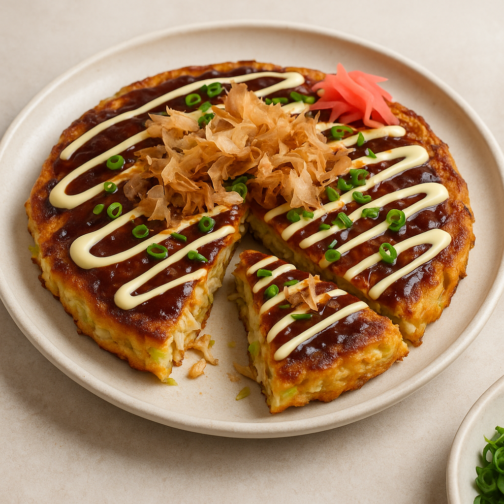 Japanese Chicken Okonomiyaki