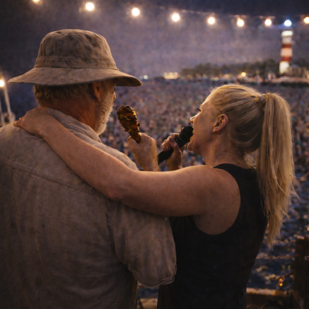 Phil McCockin and Gwen Stefani singing brown eyed girl