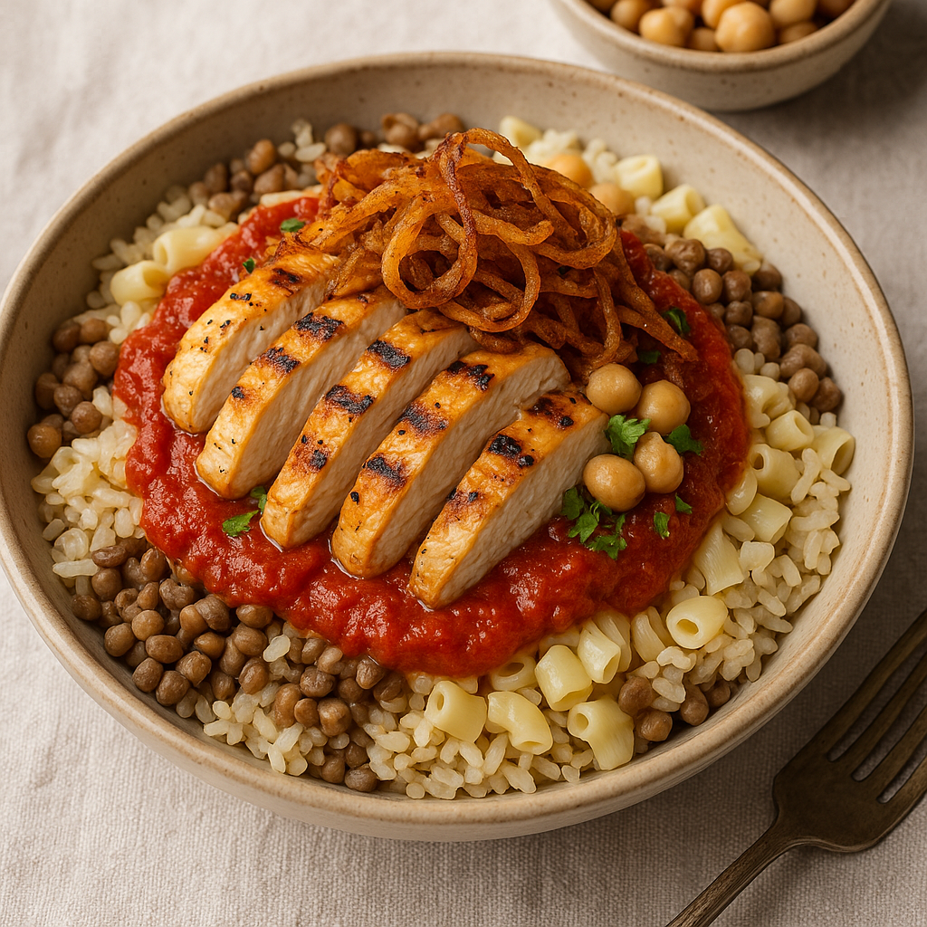 Egyptian Koshari Chicken