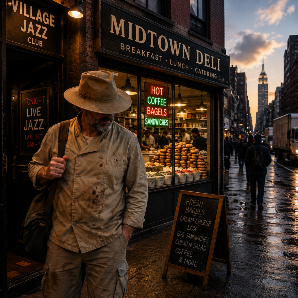 phil mccockin standing in streets of new york city